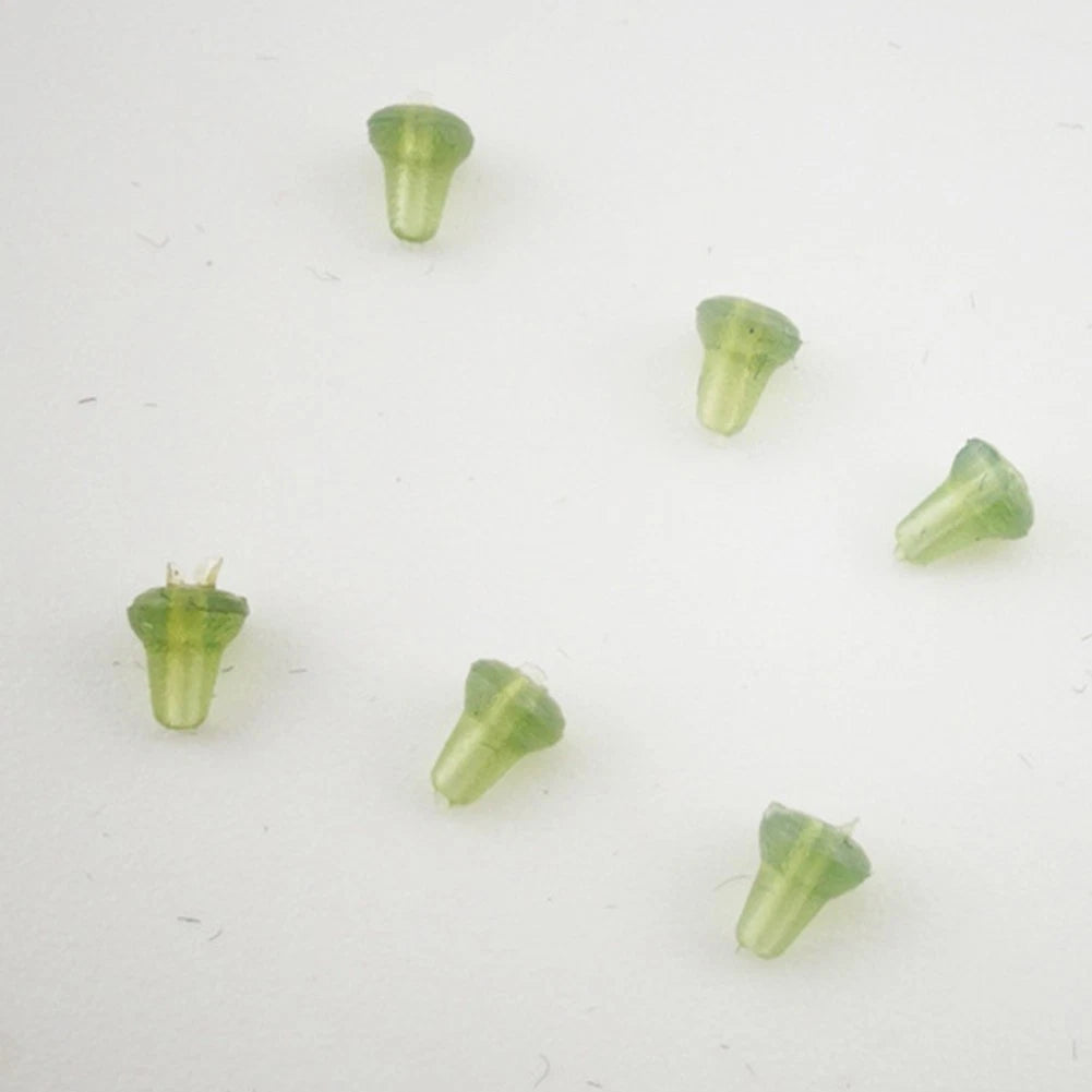 Fishing Beads Set of 2 Clear Green & Clear White for Carp Fishing