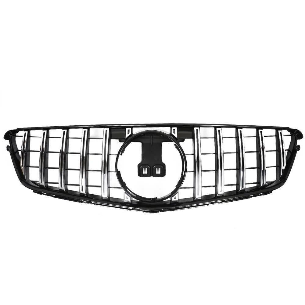 Chrome Black GTR Style Front Grille for Mercedes Benz W204 C250 C300 C350
