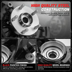 Front Left Loaded Wheel Bearing Hub Knuckle for Toyota Camry (2012–2017)