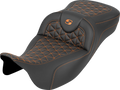 SADDLEMEN RoadSofa Tri Gripper Seat for Harley Davidson (2014–2023)