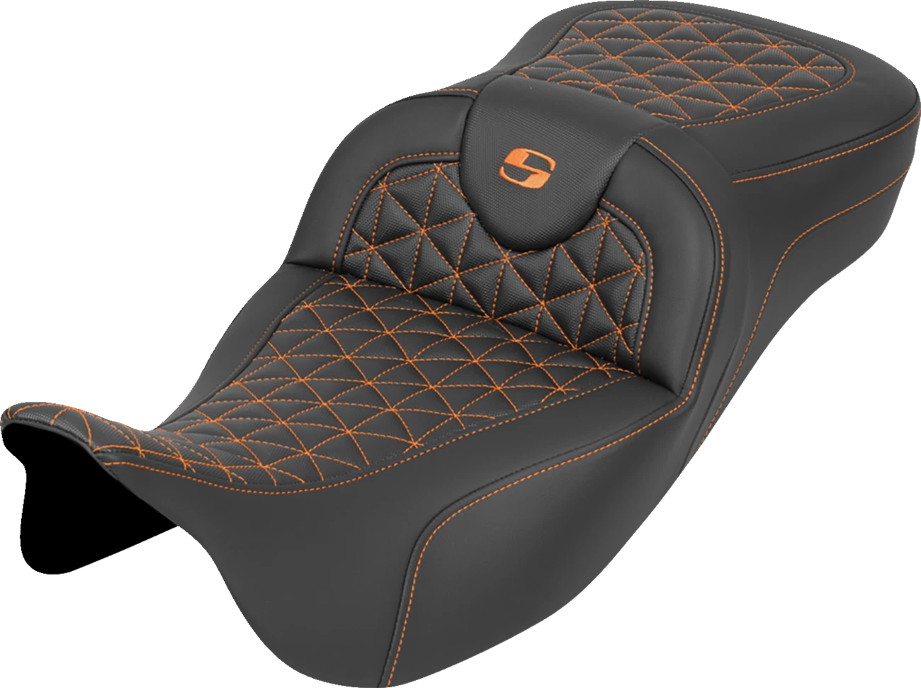 SADDLEMEN RoadSofa Tri Gripper Seat for Harley Davidson (2014–2023)