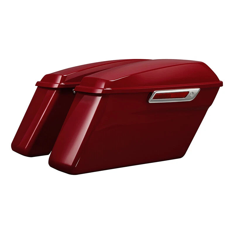 Hard Saddlebags for Harley Touring Road Glide King (2014–2023) 22 Billiard Red
