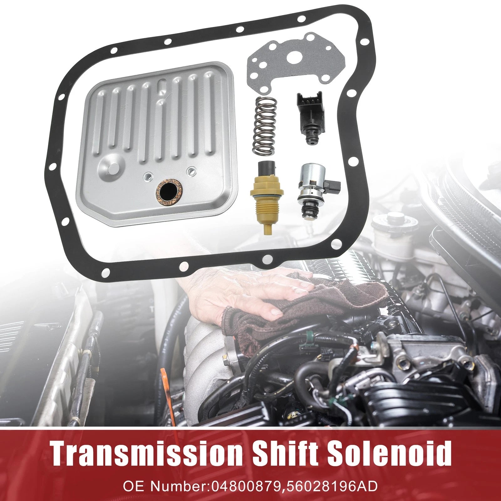 Transmission Shift Solenoid Kit for Dodge Ram (No. 04800879) Set of 1