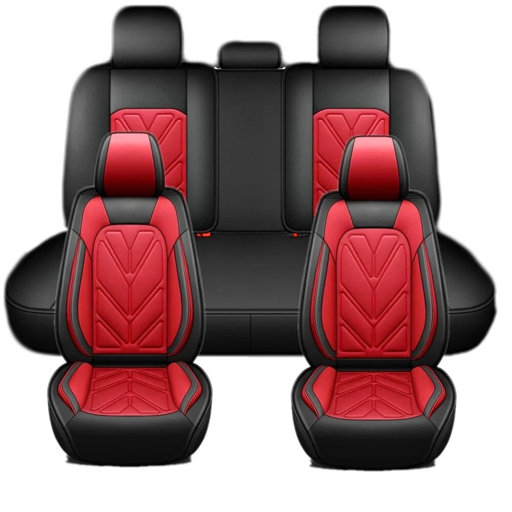 Full Set of Luxury Leather Car Seat Covers for Nissan