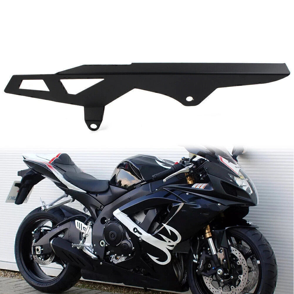 Black Moto Chain Guard Cover for Suzuki GSXR 600/750 (2006–2010)