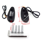 LED Signal Mirror Block Off Base Plate for Suzuki GSXR 600 750 (2001–2004)