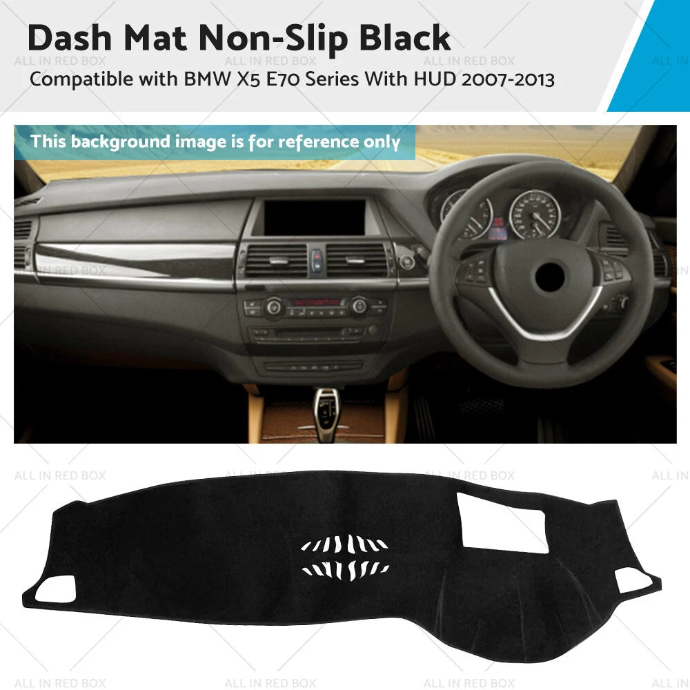 Non-Slip Dash Mat for BMW X5 E70 (2007–2013) Dashboard Cover