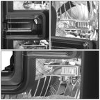 Pair of Black/Amber Corner Headlight Lamps for Ford Super Duty (2017–2019)