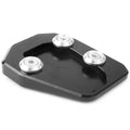 Black Sidestand Kickstand Extension Pad for Yamaha MT-09 (2013-2016)