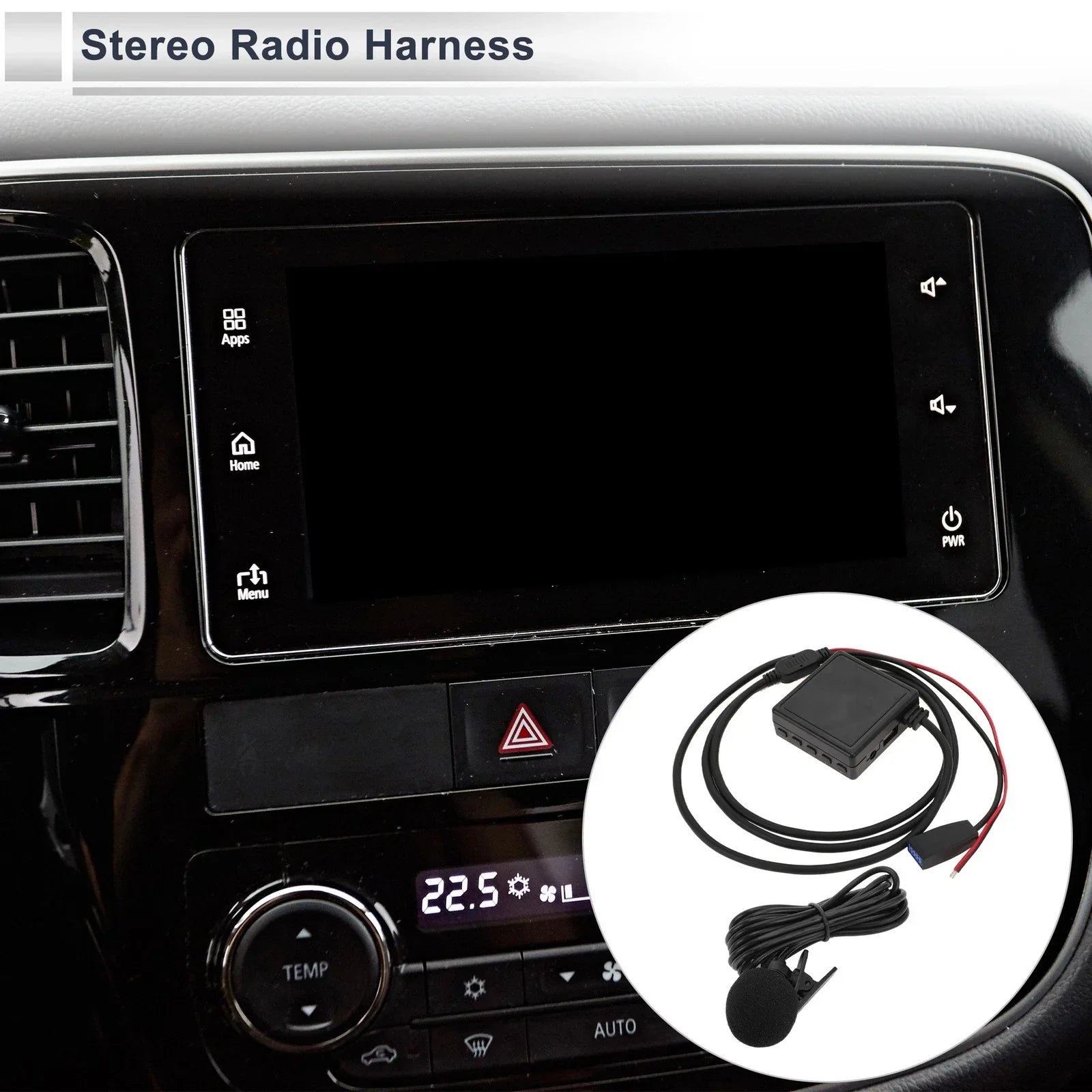 Stereo Radio Harness for BMW E39 E46 E53 Microphone Handsfree Car