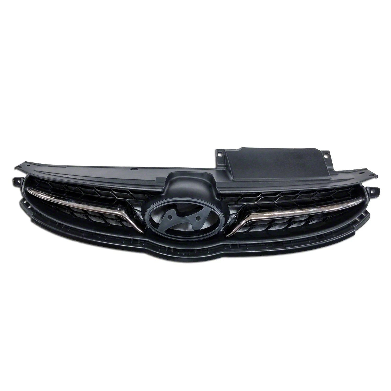 Replacement Grille Black Chrome Plastic for 2011–2013 Hyundai Elantra Sedan