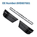 Front Lower Bumper Grille for Audi A3 A3PA (2017–2020) Black Sport Style