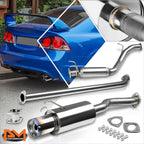 4" Burnt Tip Muffler Catback Exhaust for Honda Civic EX/LX/DX (2006–2011)