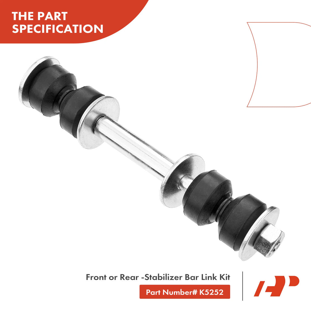 Front & Rear Sway Bar Tie Rod End for Chevy Camaro Pontiac Firebird (–)