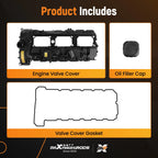 Valve Cover with Gasket Kit for BMW 135i 335i 535i 640i 740i X3 X5 (2007–2019)