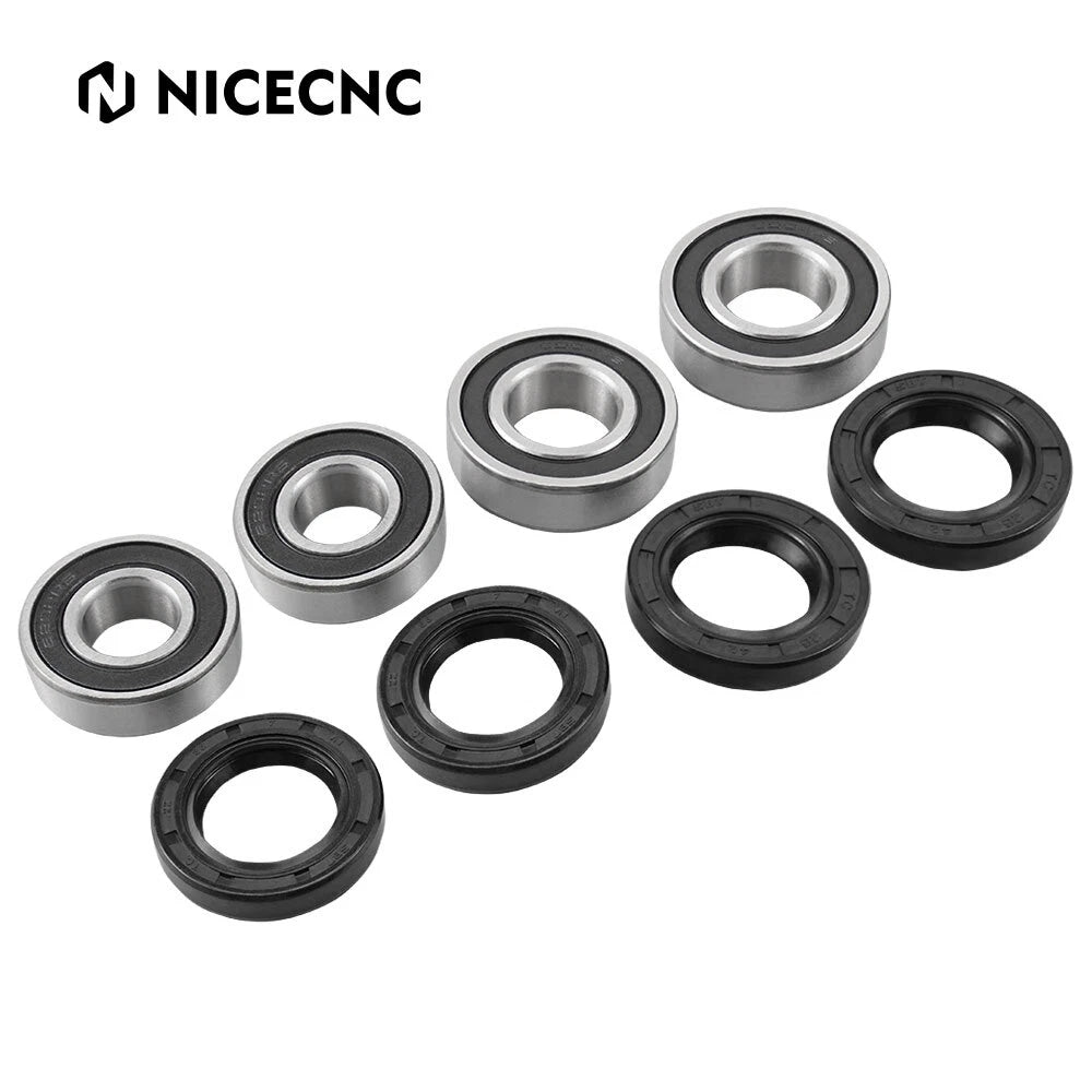 4-Pack Front Wheel Bearing + Seal Kit for Yamaha Raptor 700 YFM700 R (2006–2025)
