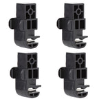 Set of 4 Bimini Top Latch Black Plastic Connector Brackets #002957 for Pontoon
