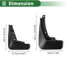 Mud Flaps Splash Guard for Chevrolet Cruze Hatchback (2017–2019) W/ Mounts