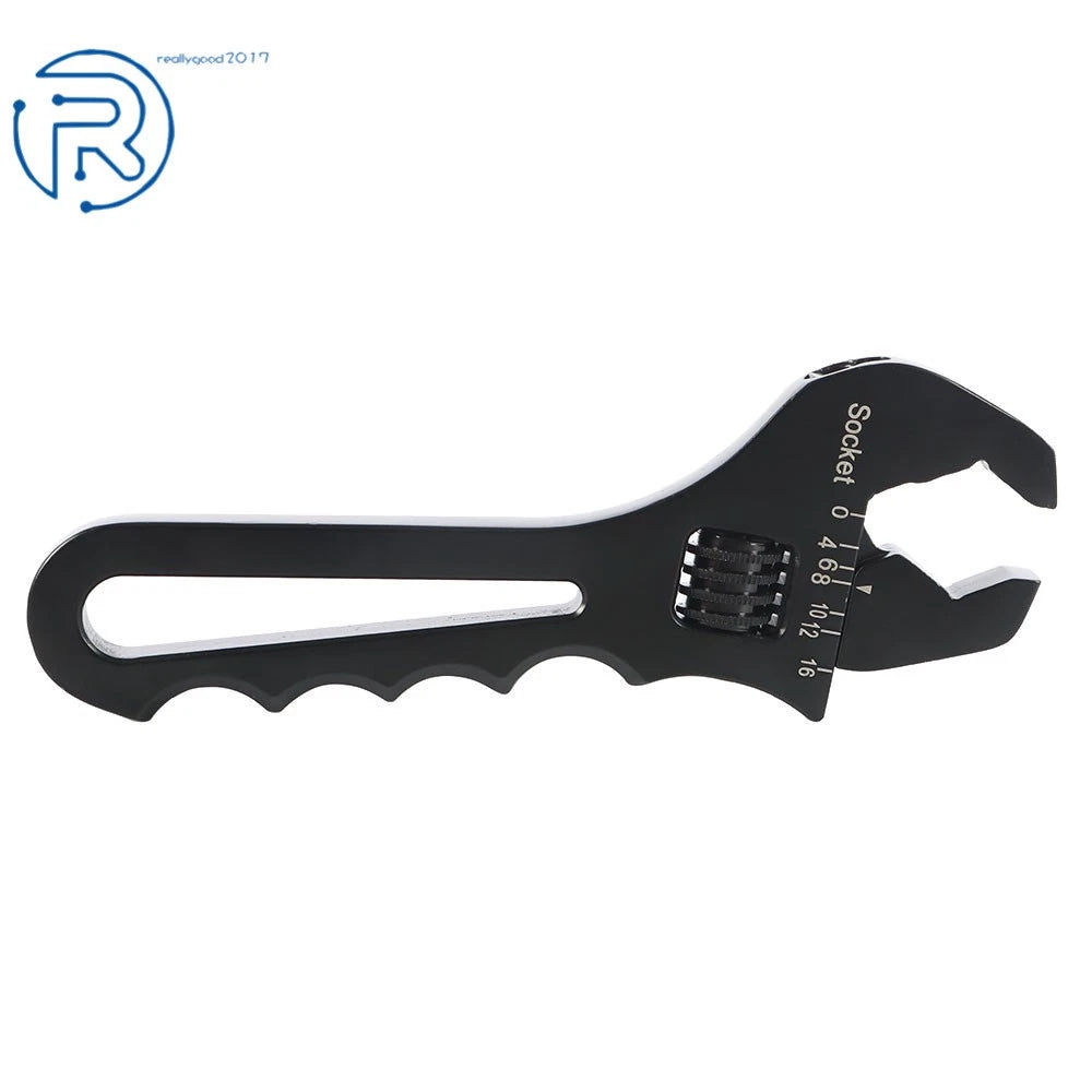 Adjustable Wrench 3AN-16AN Aluminum Spanner Tool for Hose End Fitting