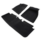 Set of 4 Anti-Slip Floor Mats for Tesla Model S (2015–2020) TPE Black