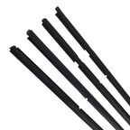 Set of 4 Door Window Weatherstrip Trim for Jeep Grand Cherokee (1999–2004)