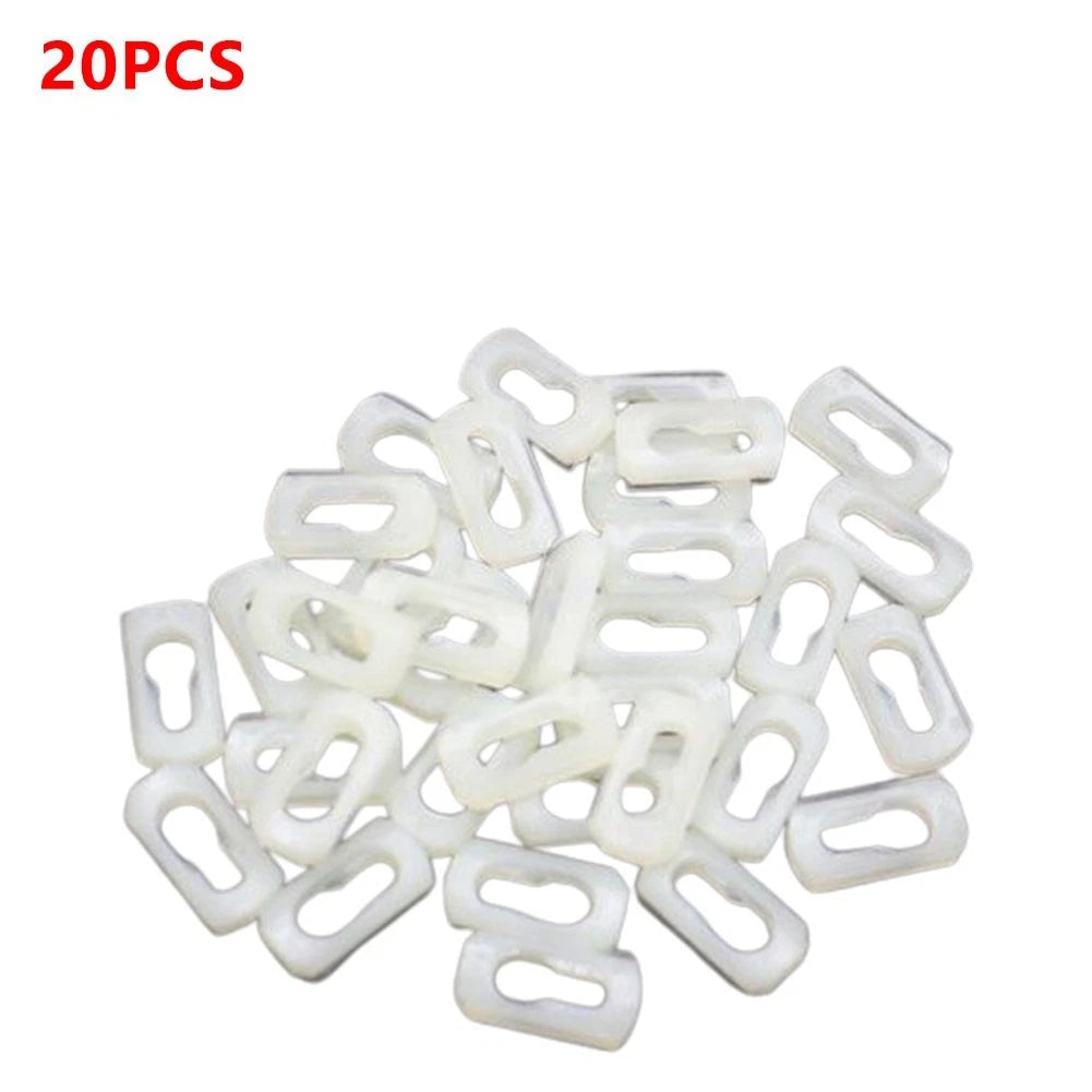 20 Clips for Chevy Pontiac Olds Buick Belt Reveal Trim Molding White