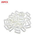 20 Clips for Chevy Pontiac Olds Buick Belt Reveal Trim Molding White