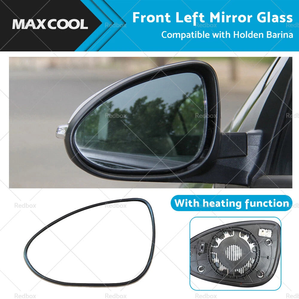 Heated Convex Mirror Glass w/ Base for Holden Barina (2011–2018)
