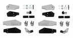 Door Glass Mounting Bracket Guide Kit Left Right for Ford Mustang (1969–1970)