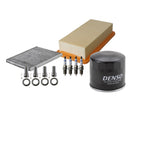 Set of 4 Denso Spark Plugs & Boots for Kia Rio/Rio5 (2006–2011)