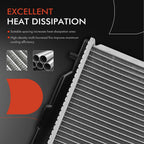 Radiator with Trans Oil Cooler for Honda Prelude (1992–1996)