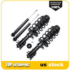 Set of 4 Complete Strut Coil Spring and Rear Shock for Chevrolet Aveo