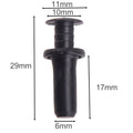 10X Boot Carpet Interior Lining Clips for Mercedes C&E Class SLK (1998–2011)