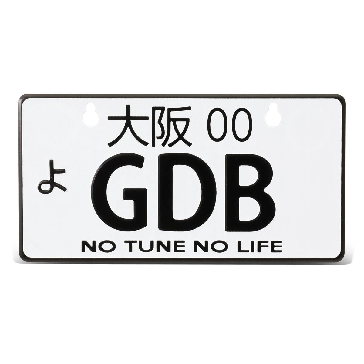 NRG Innovations Mini License Plate for Osaka (00) MP-001-GDB