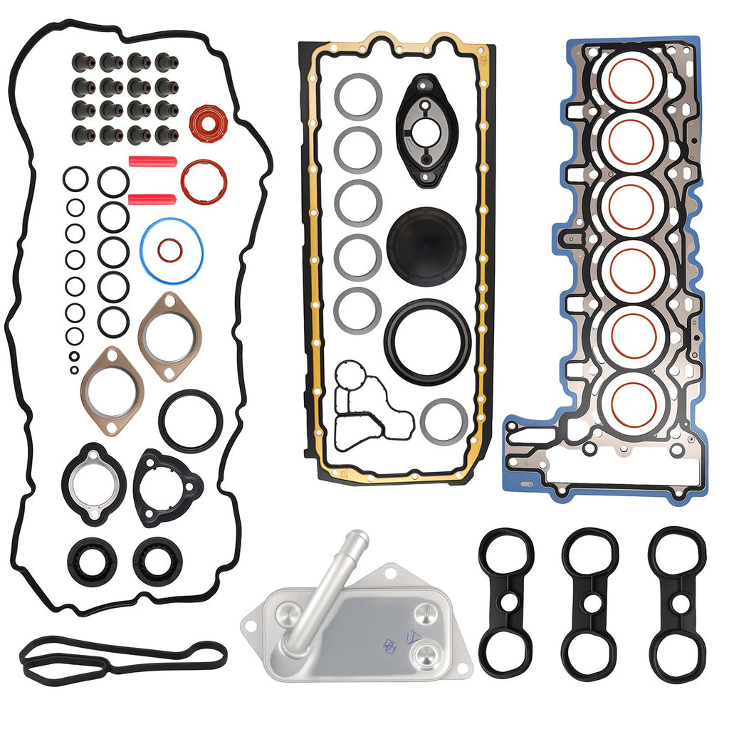 Complete Gasket Kit Including Oil Cooler for BMW 128i (2008–2013)