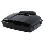 5.5" Razor Trunk Backrest Plate for Harley Touring (1997–2013) Black
