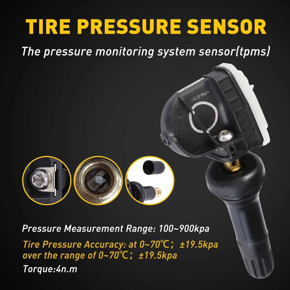 Set of 4 TPMS Tire Pressure Sensors for Ford F-150 Edge Mustang (2015–2020)