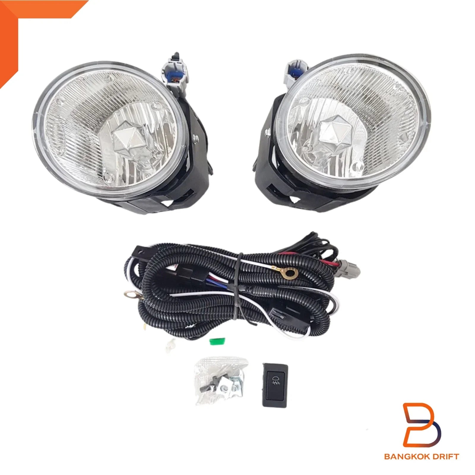 Spot Light Fog Lamp Set for Nissan Navara UTE D22 (2001-2004)