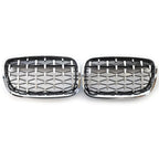 Diamond Style Chrome Front Kidney Grille for BMW X5 (2007-2013)
