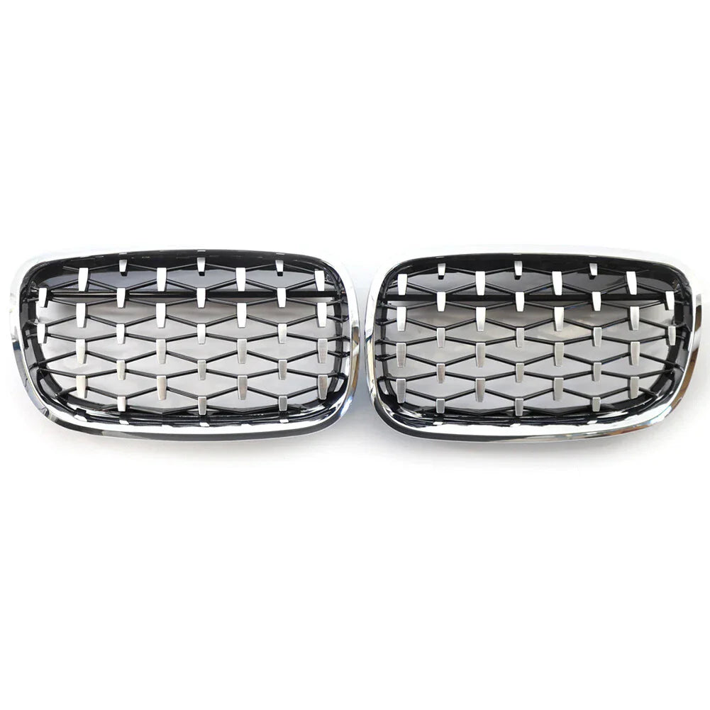 Diamond Style Chrome Front Kidney Grille for BMW X5 (2007-2013)