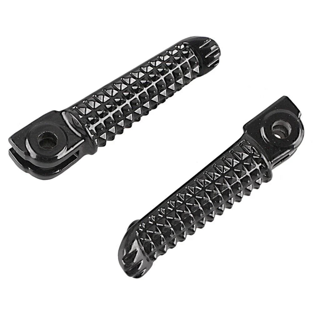 Front Foot Pegs Footrests for Yamaha YZF R6S (2003-2009) - Black