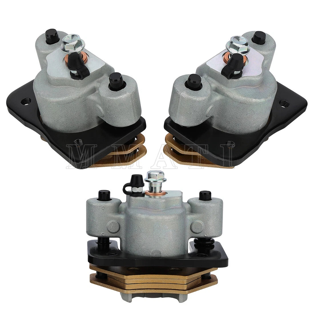 Front & Rear Brake Calipers w/ Pads for Arctic Cat ATV 700 1000 (2008–2017)