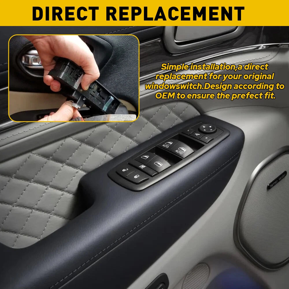 Master Power Window Switch for Chrysler Town & Country, Grand Caravan (2012–2016)