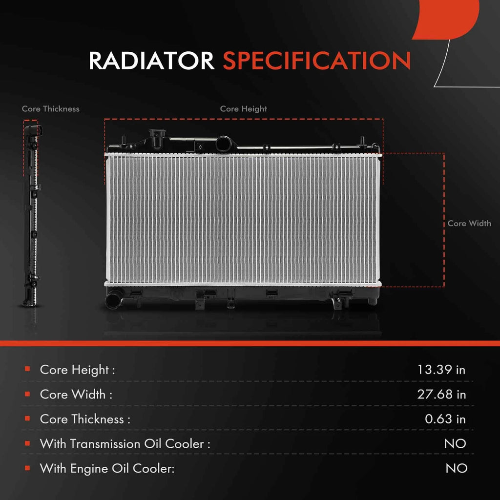 Radiator for Subaru WRX STI (2016-2021)
