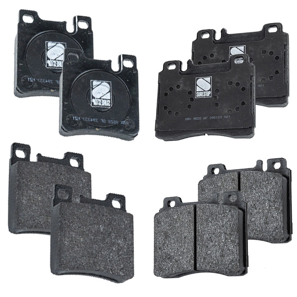 Set of 4 Brake Pads for MB Mercedes S Class CL