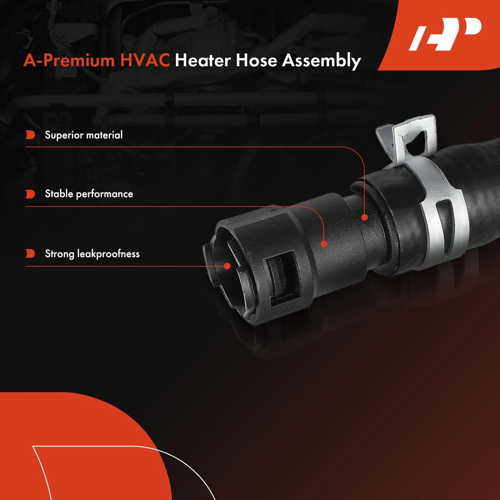 HVAC Heater Hose Assembly for Chevy Tahoe GMC Yukon (2007–2014)
