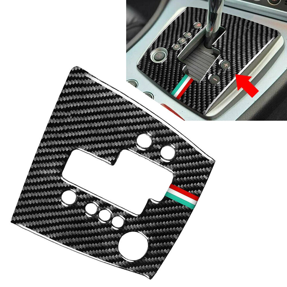 Carbon Fiber Gear Shift Panel Cover Trim for Alfa Romeo 159 (2006–2011)