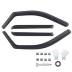 4PC Wind Deflector Kit for Ford F150 (2009–2014) Crew Cab Rain Guards