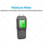 2-Pin Digital LCD Moisture Meter for Wood (Damp Detector)