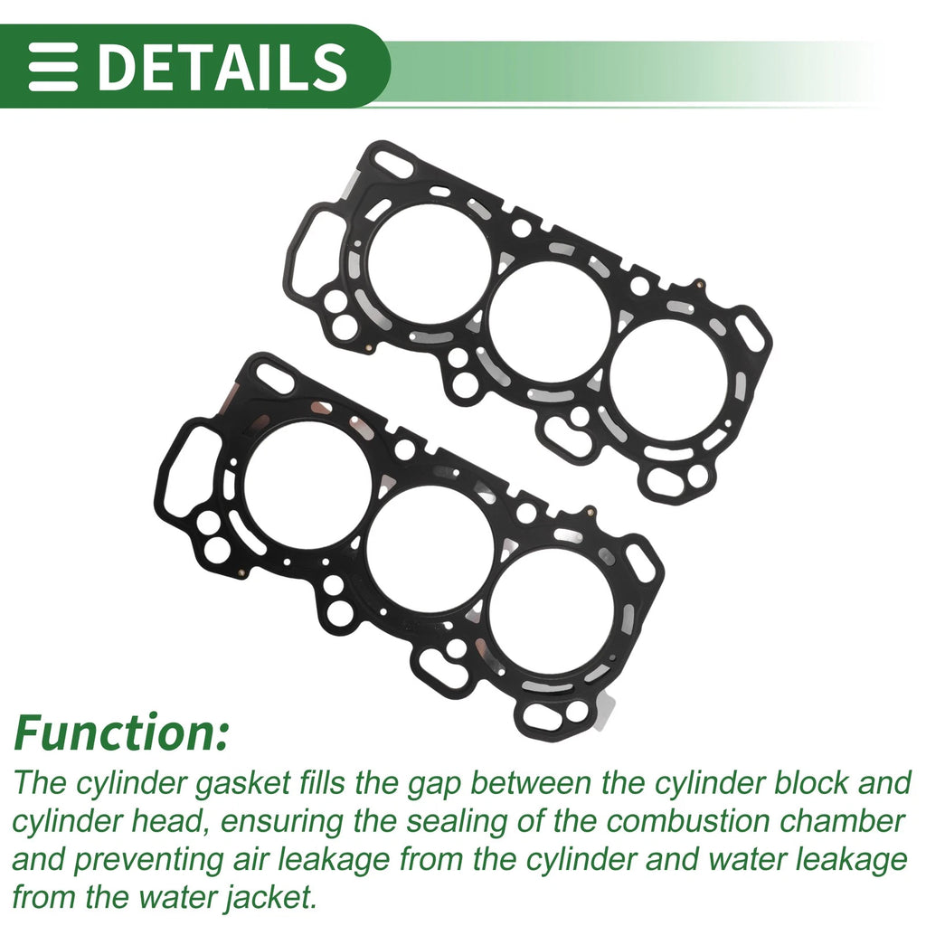 Set of 2 Cylinder Head Gaskets for Honda Accord (2008–2017) No. 12261R70A01